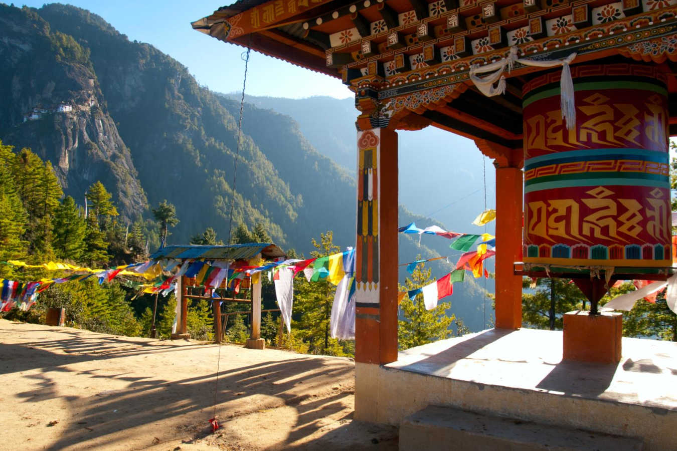 Prayer Wheel in Bhutan