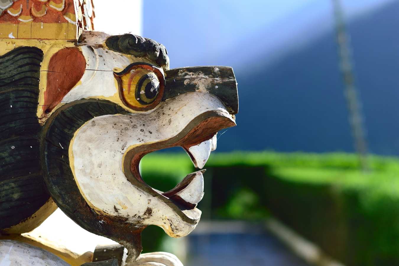 Artwork at the Sangchhen Dorji Lhuendrup Nunnery