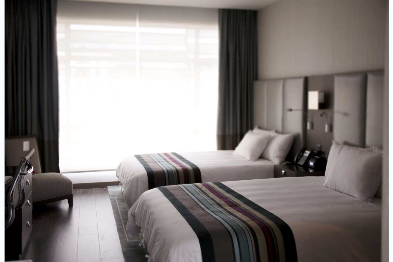 Twin guest room, Casa Grande Hotel