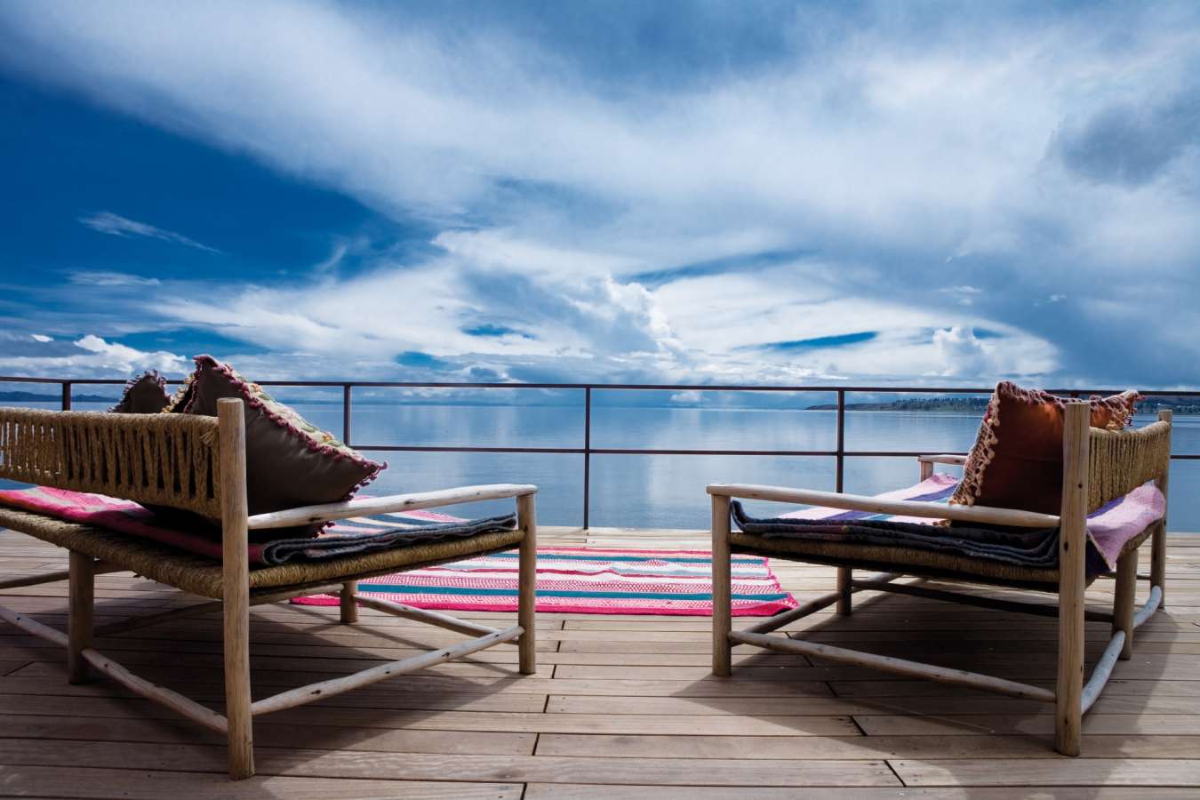 Views from Titilaka Lodge - Atacama to Lake Titicaca