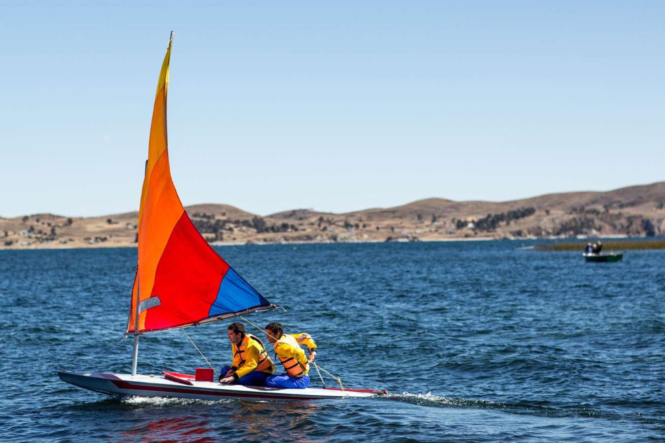 Sailing on Lake Titicaca - Atacama to Lake Titicaca