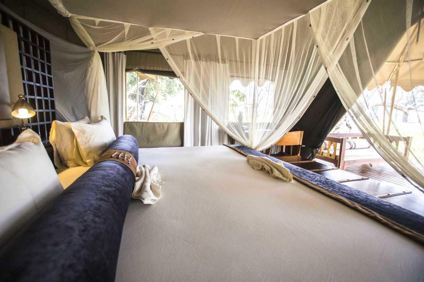 Guest tent interior
