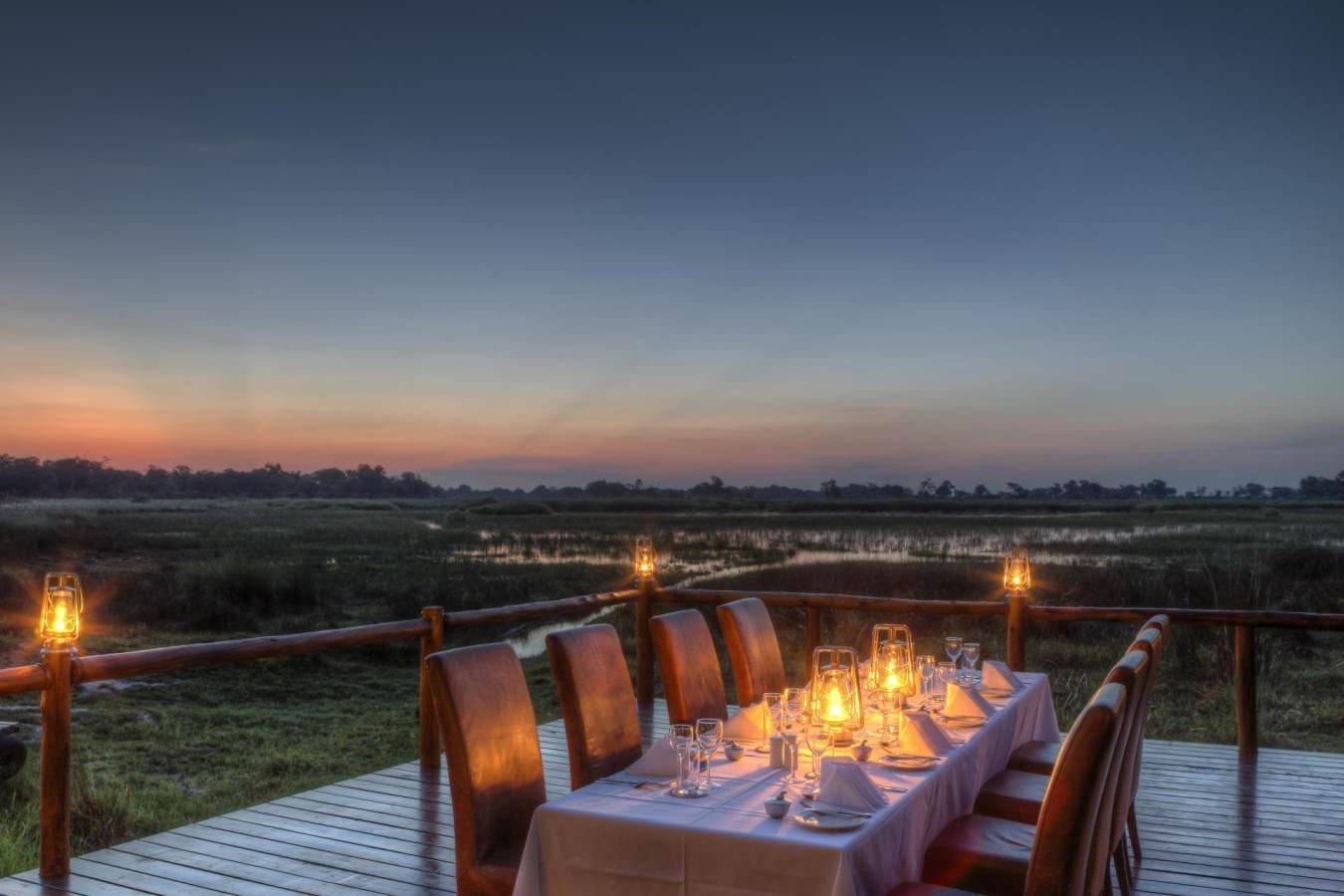 Outdoor dining - Kanana Camp