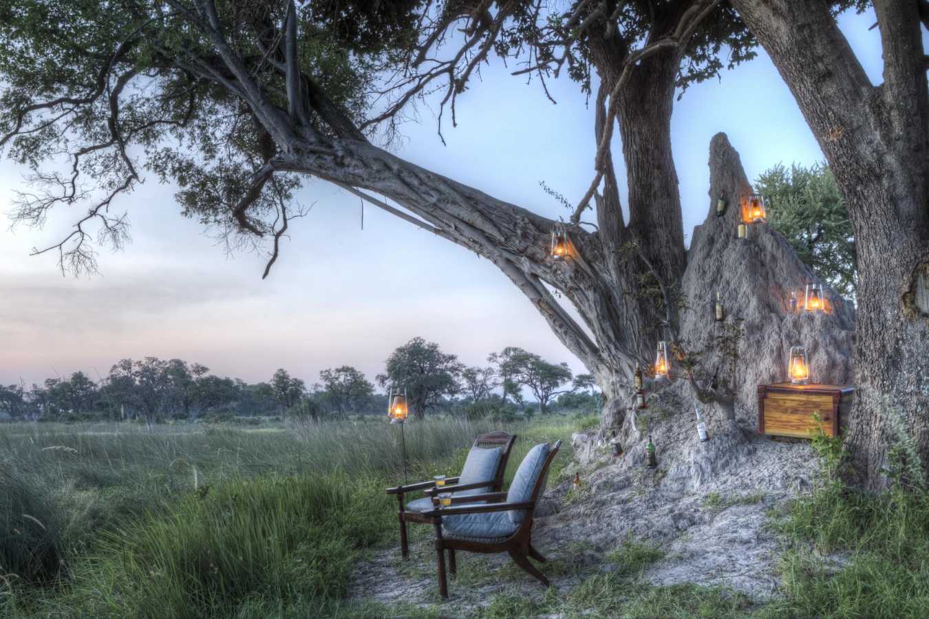 Bush dining - Kanana Camp