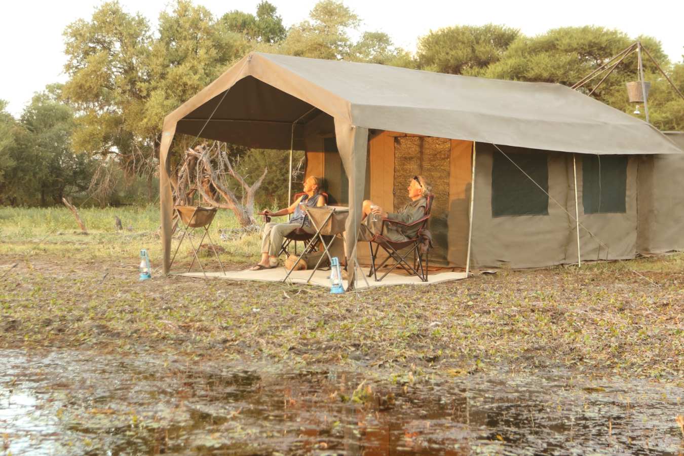 Mobile tent - Khwai