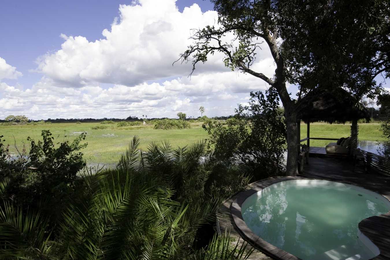 A plunge pool - Little Mombo