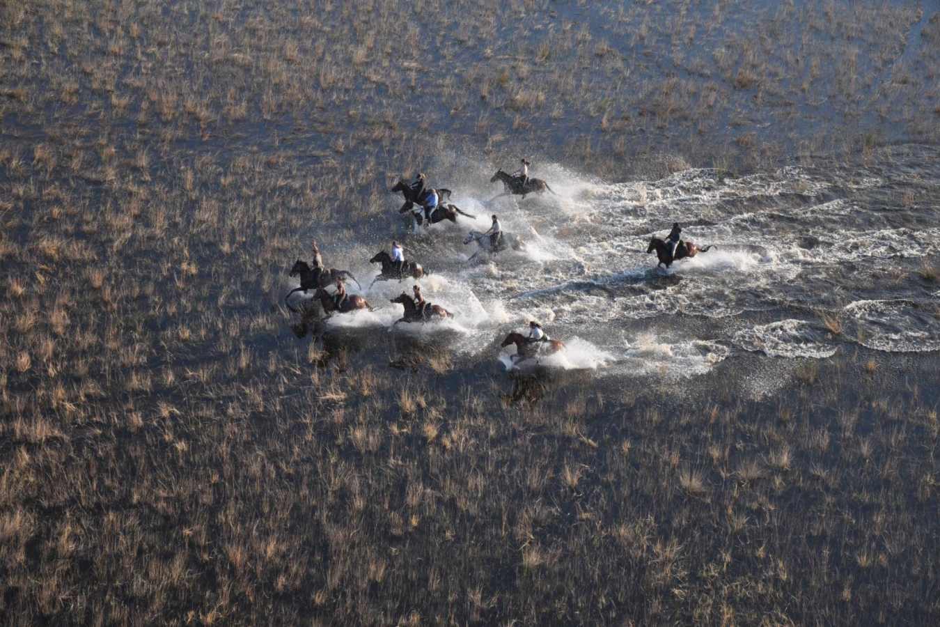 Riding through the delta - Macatoo Camp