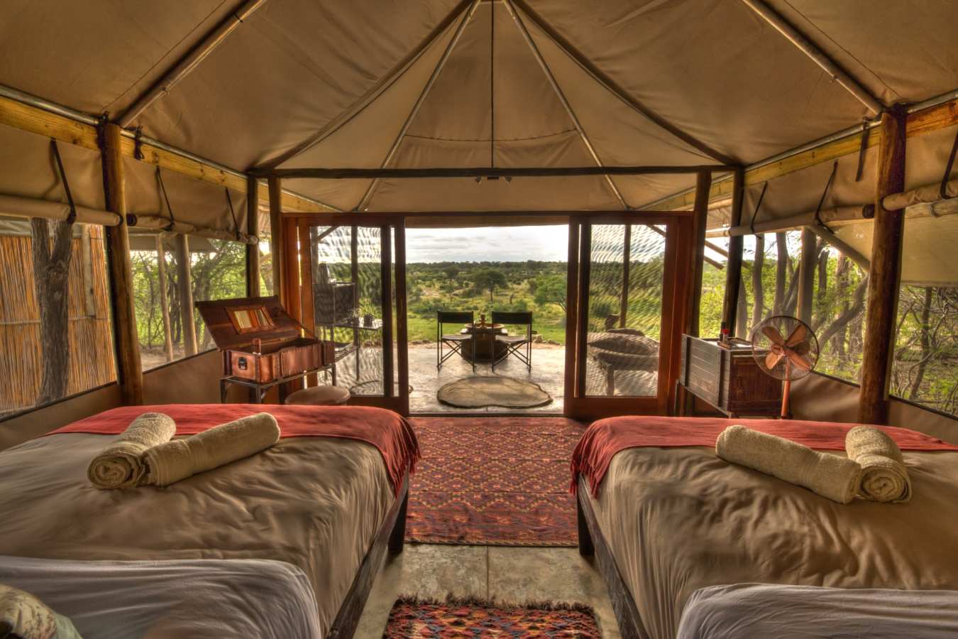 View from tent - Meno A Kwena