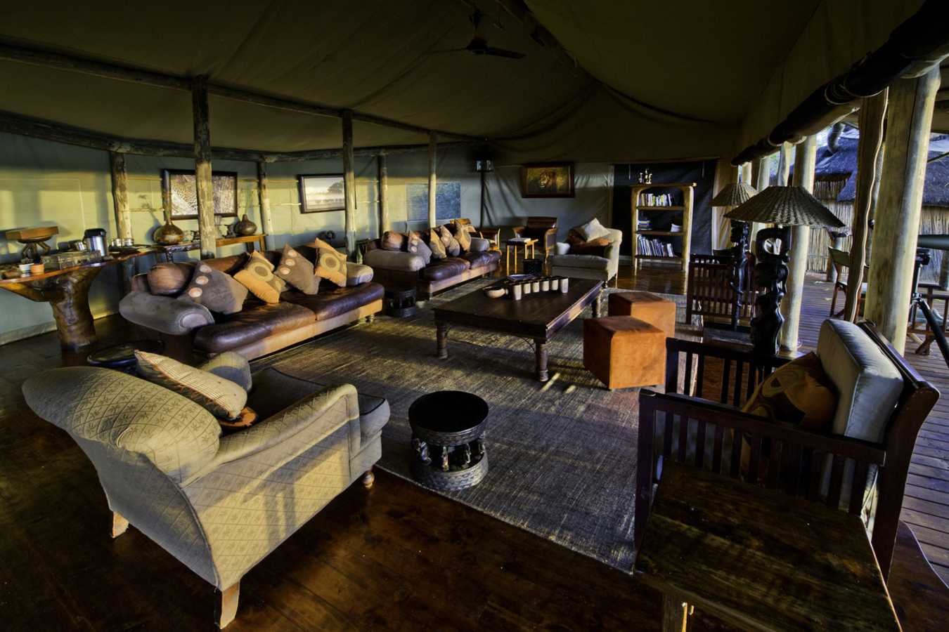 The main area - Tubu Tree Camp