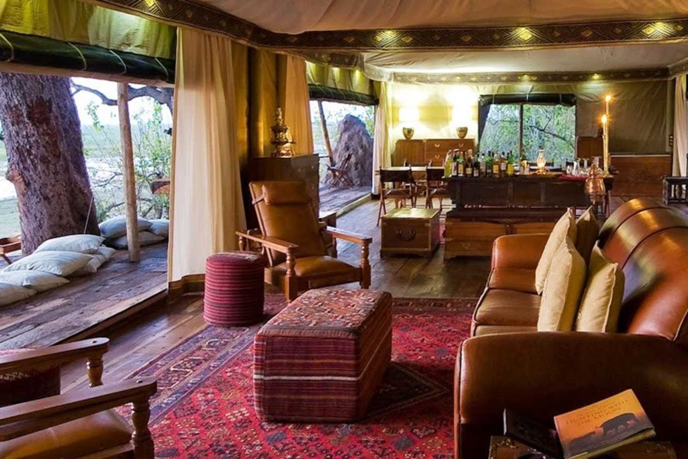 Living room - Zarafa Camp