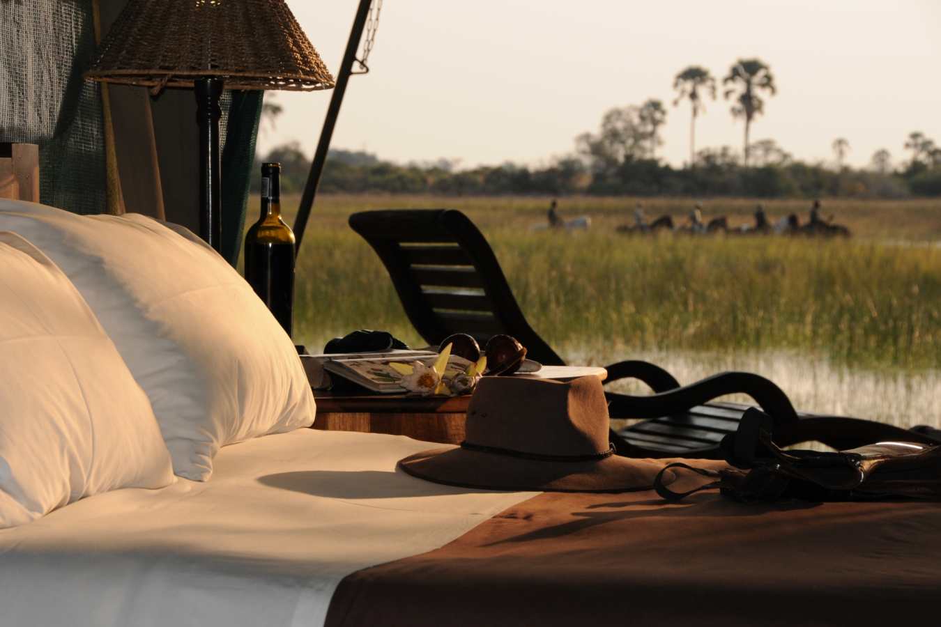 View from camp - Wild Botswana Riding Safari
