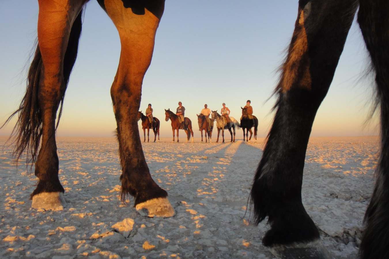 Riding in the Makgadikgadi pans - The Delta and Salt Pans