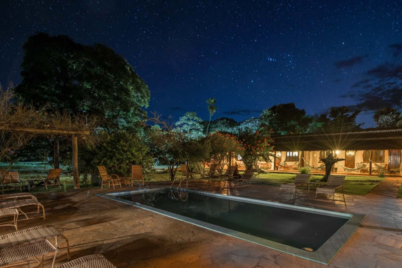 Lodge at night - Araras Eco Lodge