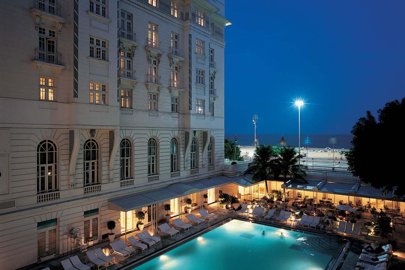 Pool at Night - Copacabana Palace