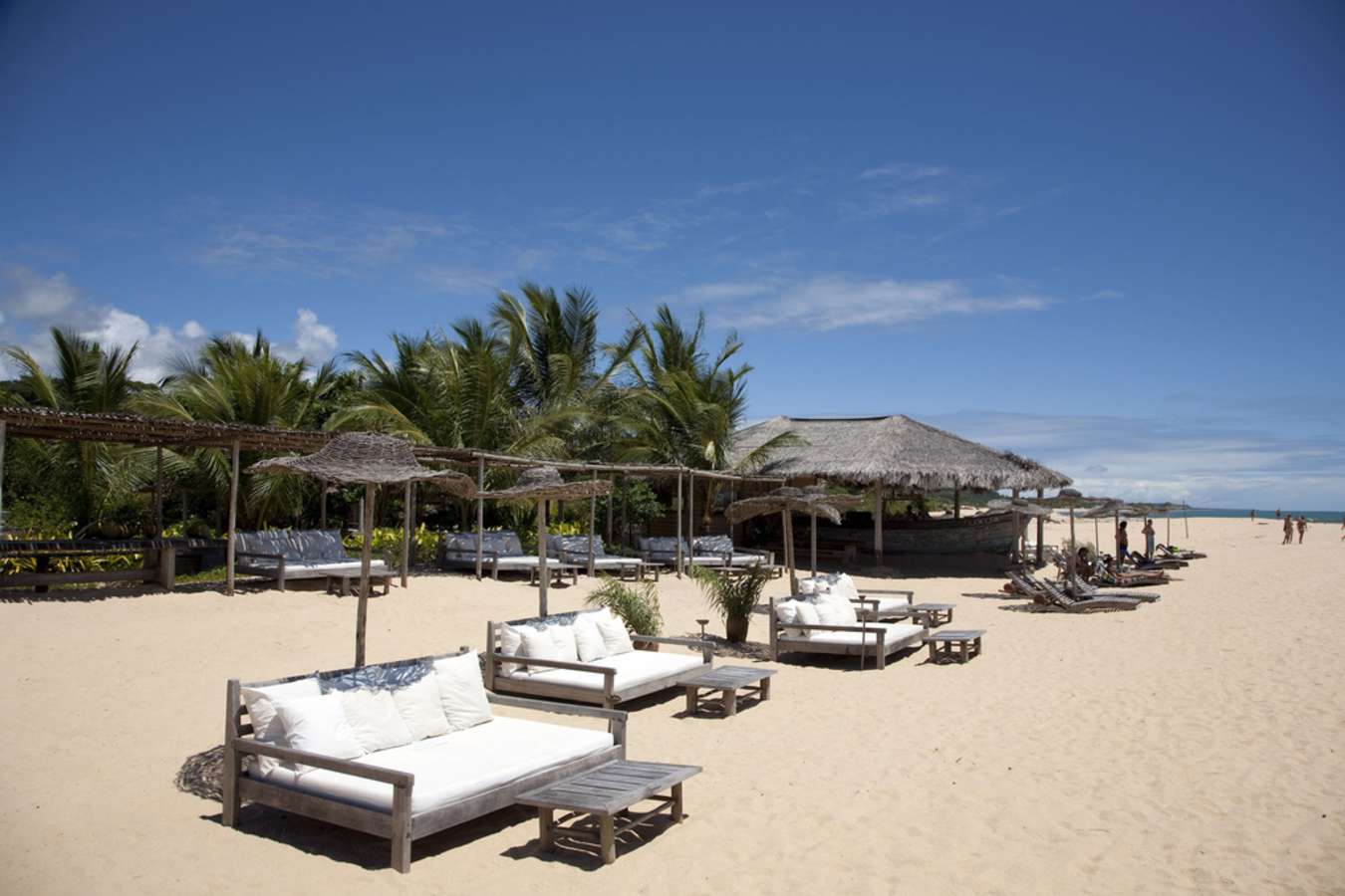 Beach and loungers  - Uxua Casa Hotel