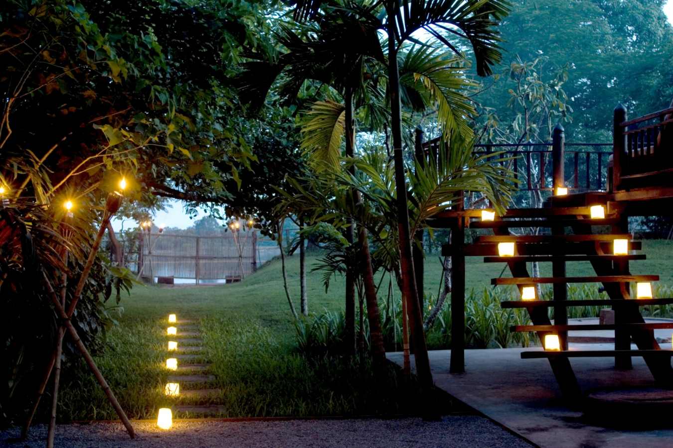 Khmer Village House Pathway - Amansara