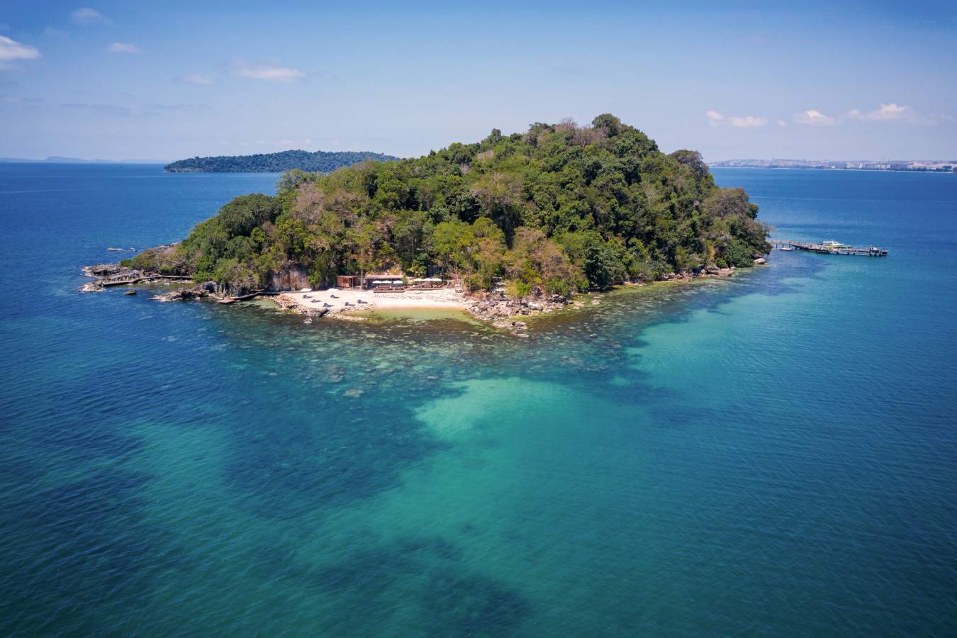 Aerial View - Six Senses Krabey Island  