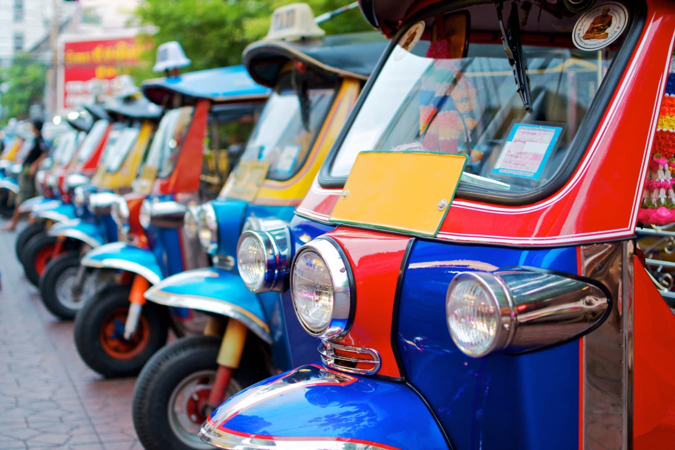 Tuk Tuks - Honeymoon to Indochina