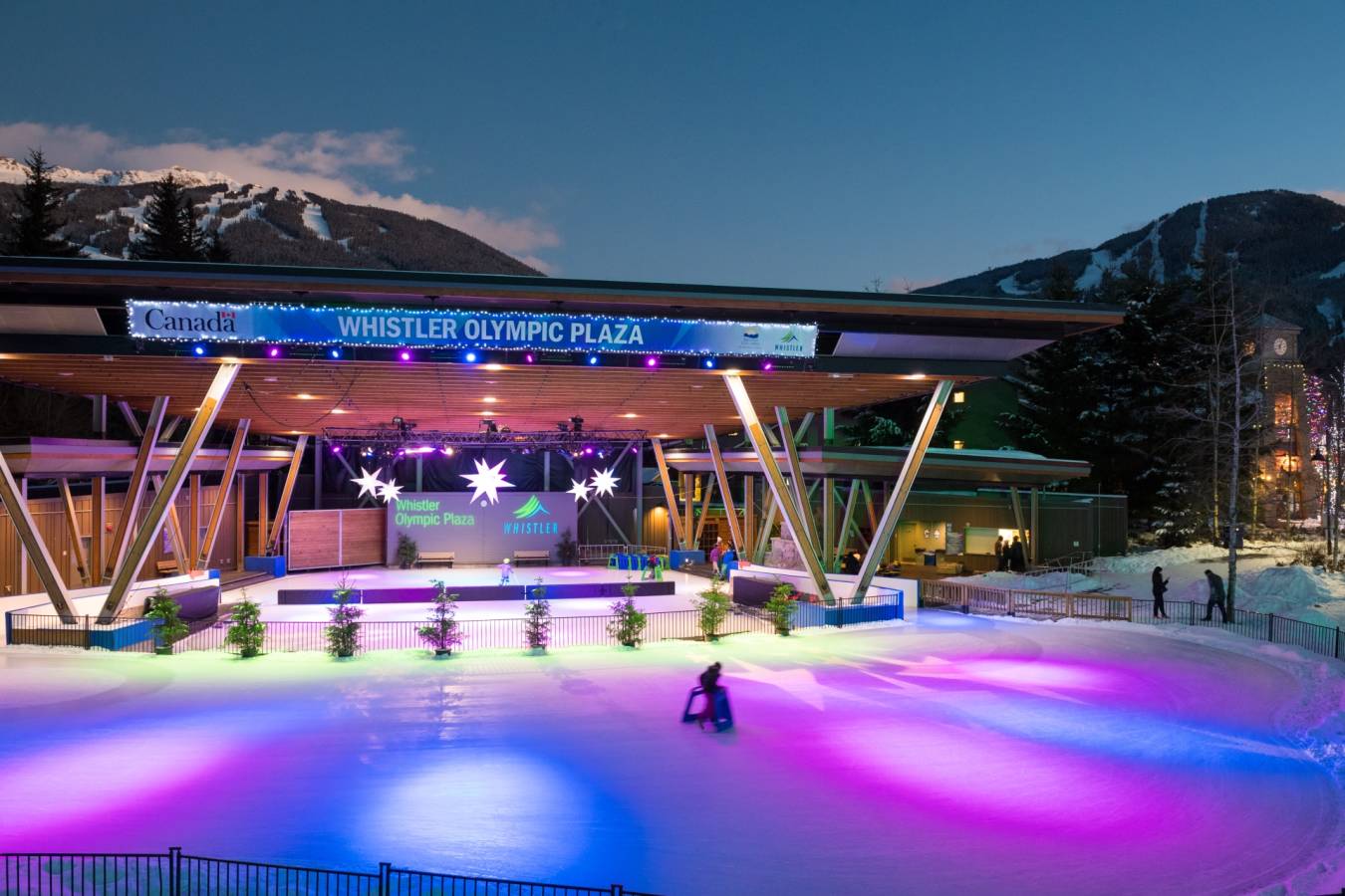 Olympic Plaza skating 