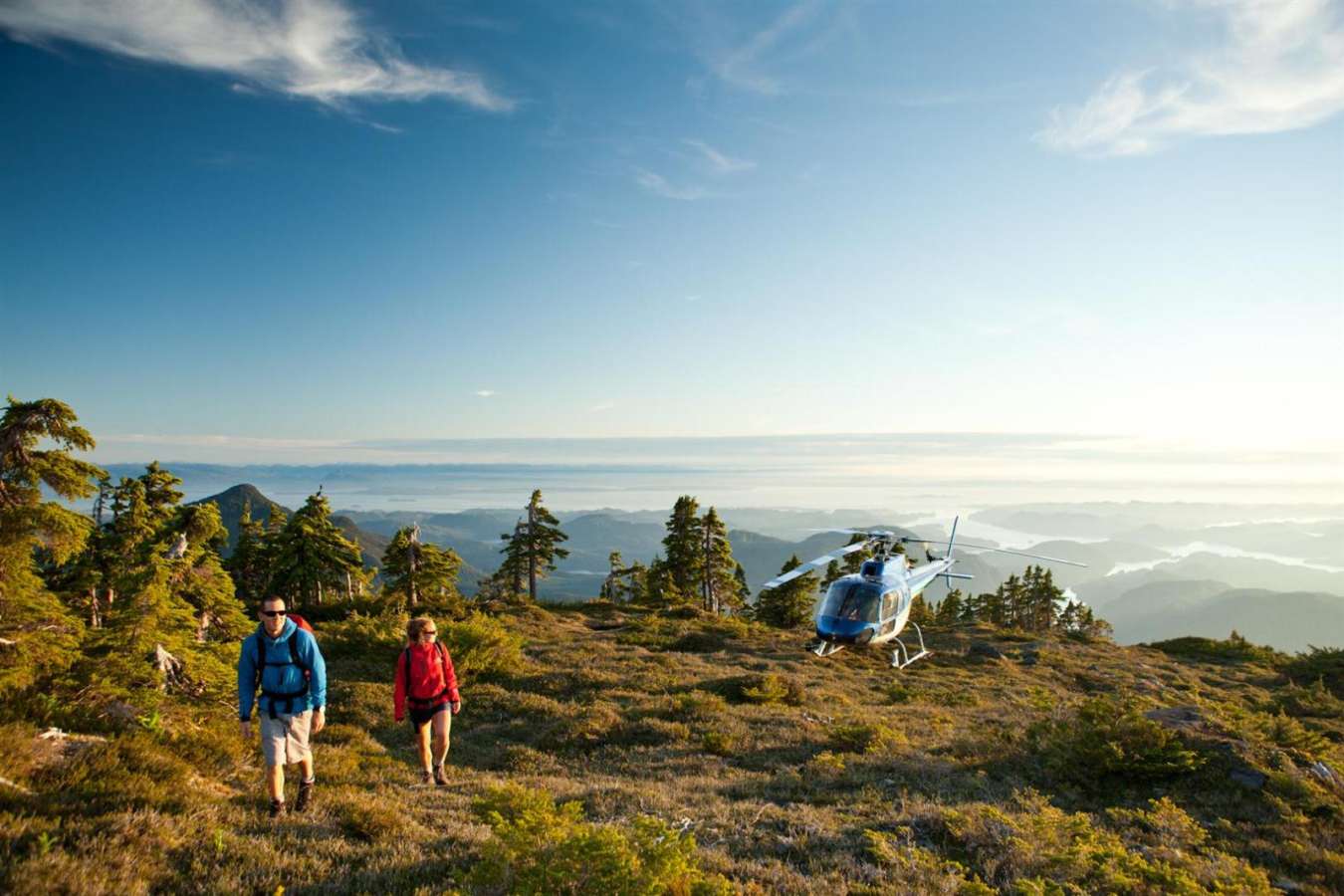 Heli Hiking at Nimmo Bay Resort
