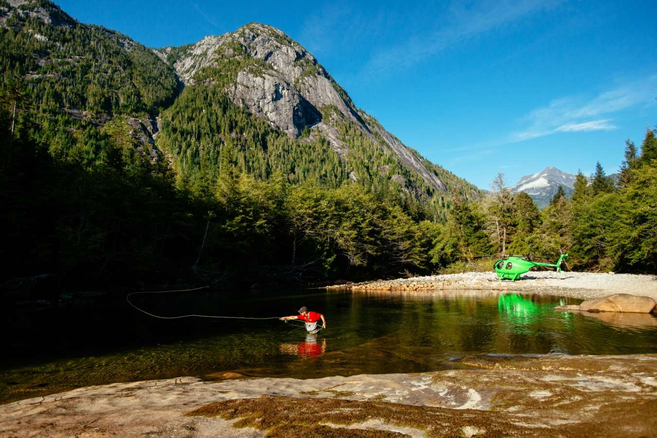 Heli Fly Fishing - Nimmo Bay