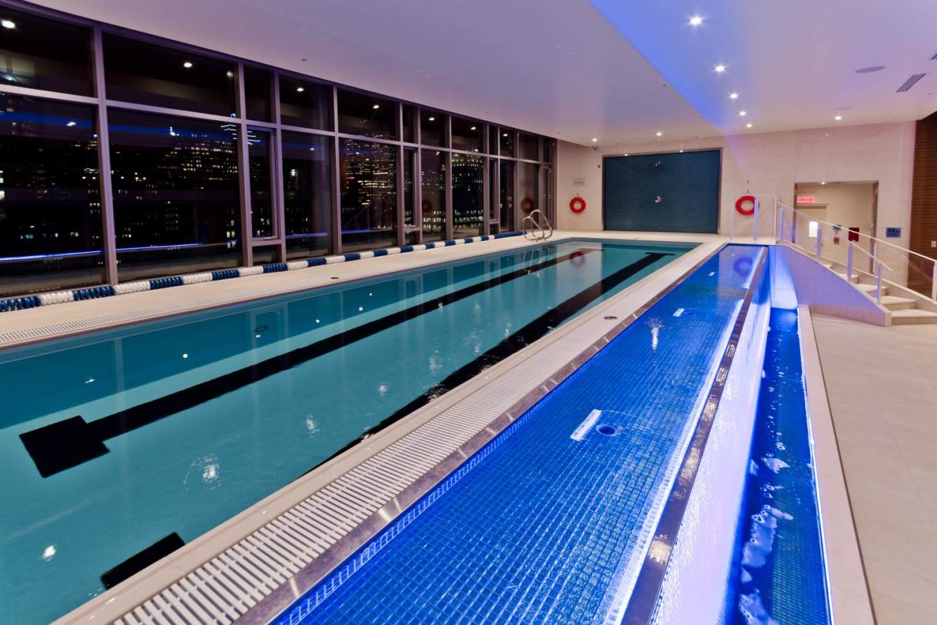 Pool at Ritz Carlton Montreal