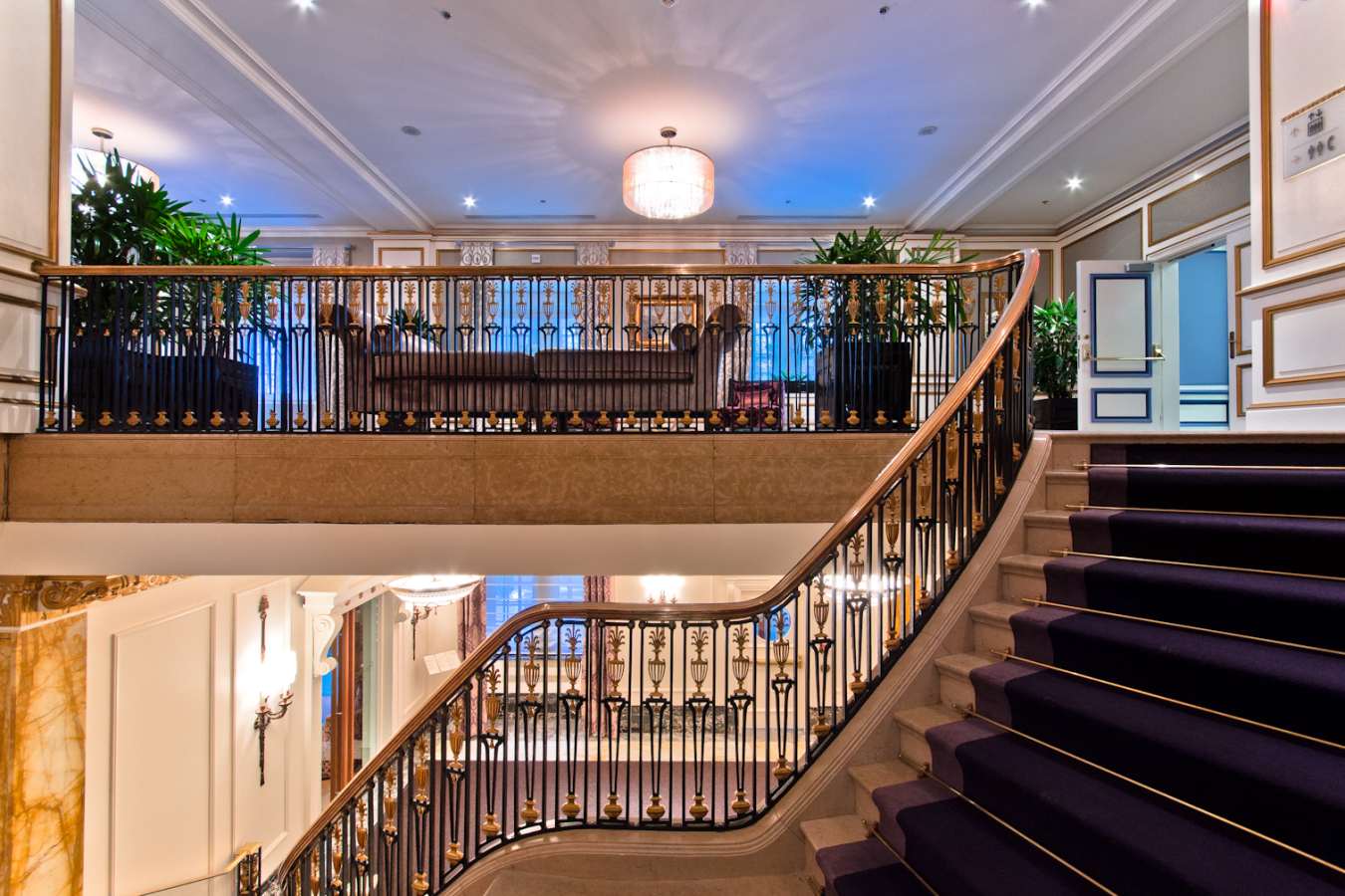 Staircase at Ritz Carlton Montreal
