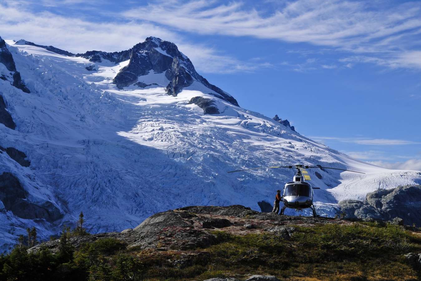 Heli and Cascading Glacier