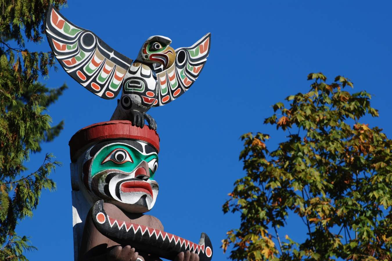 Totem Poles in Stanley Park - A Week in Western Canada