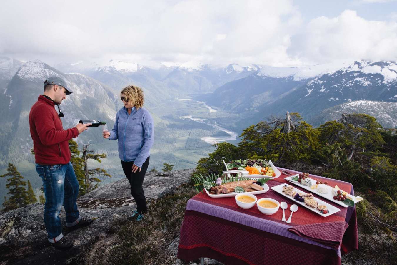 Heli picnic - West Coast Canada In Style