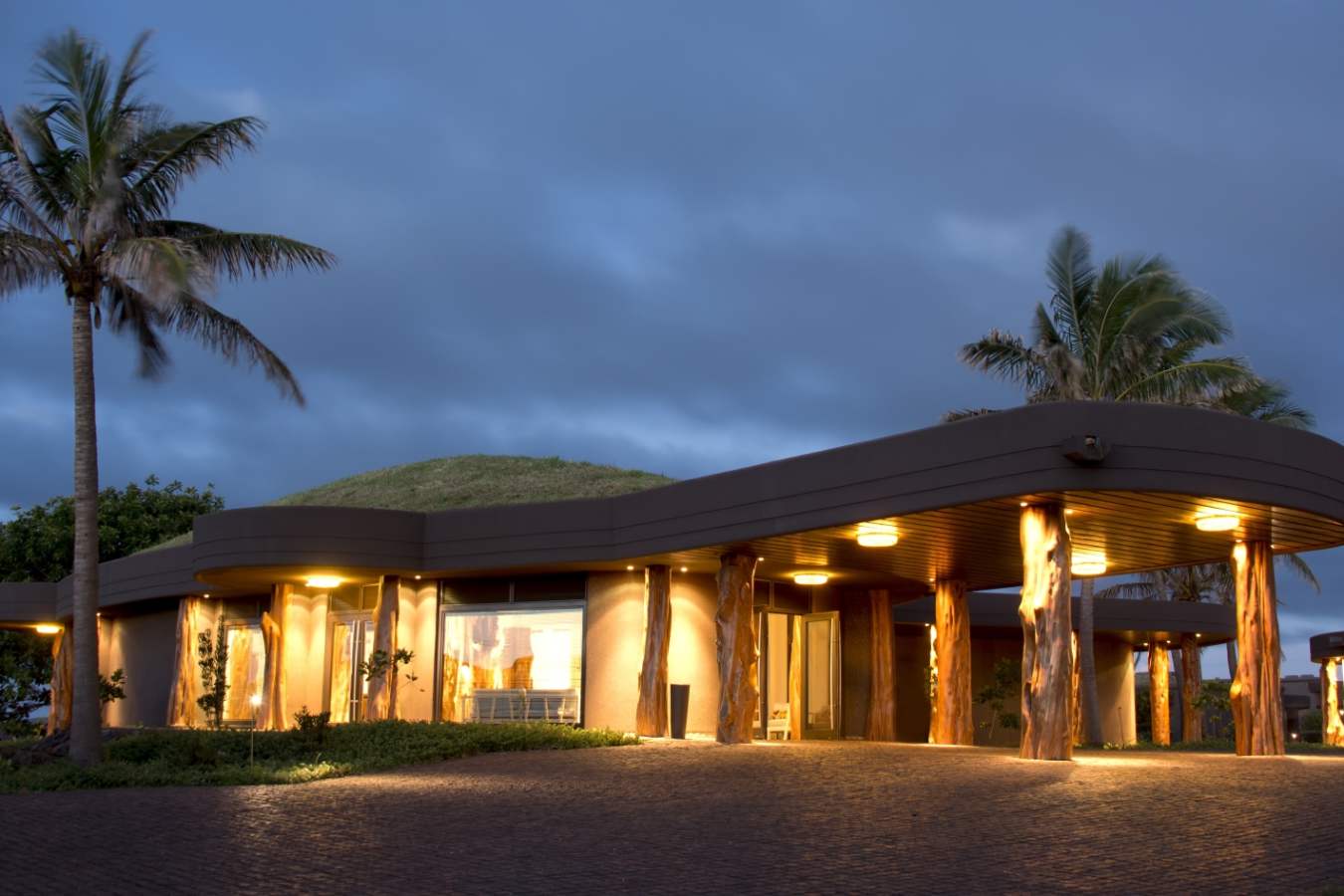 Exterior at Night - Hangaroa Eco Village & Spa