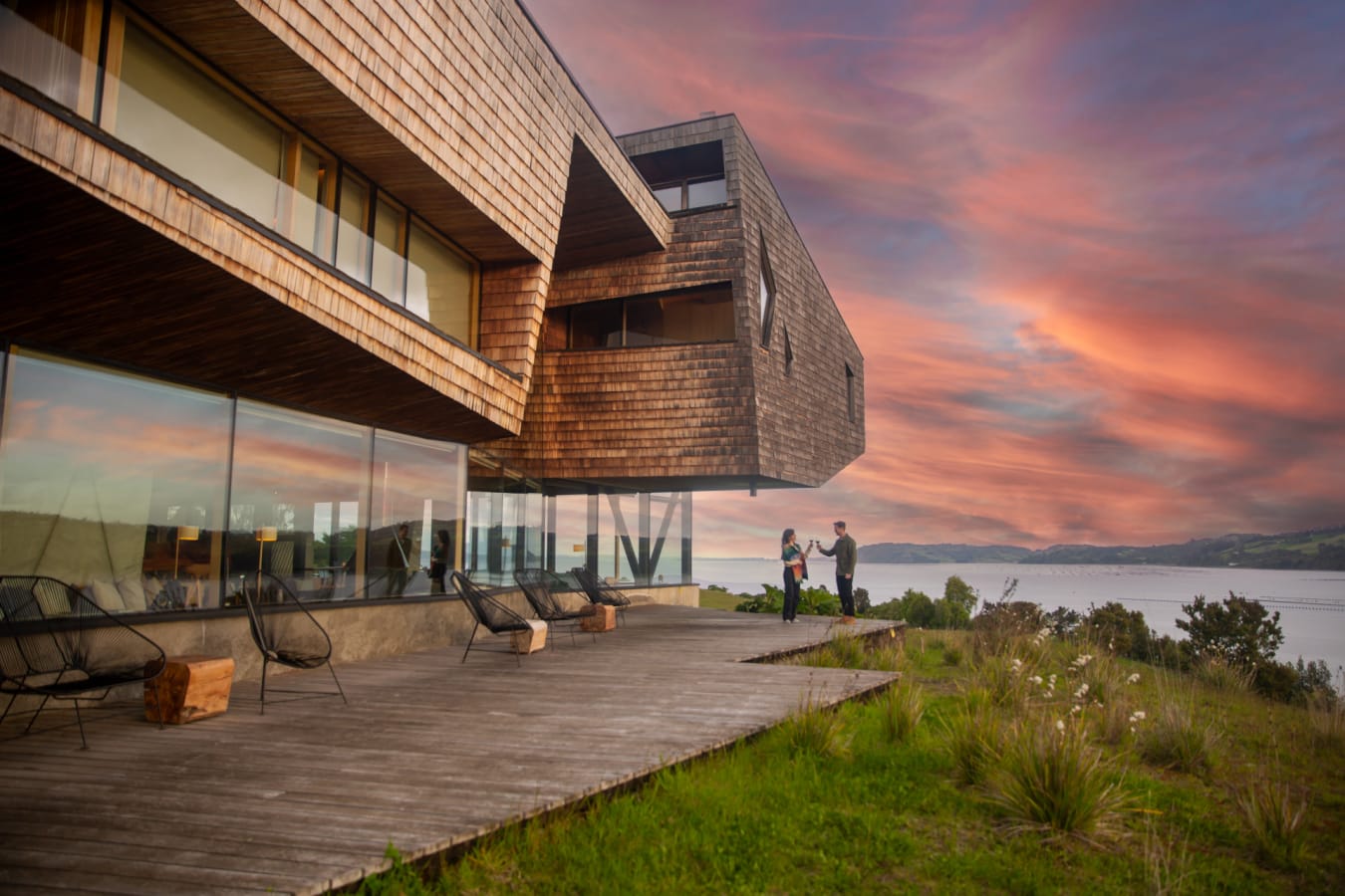 Refugia Chilo - sunset exterior 
