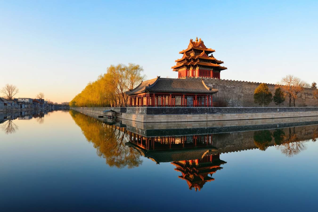 Forbidden City and Surrounding Moat -