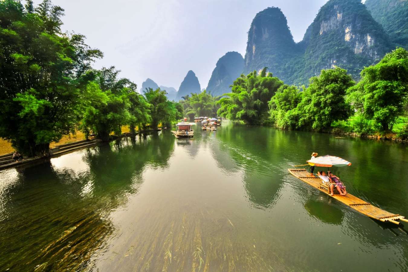 Floating Along The Li River - A Honeymoon to China