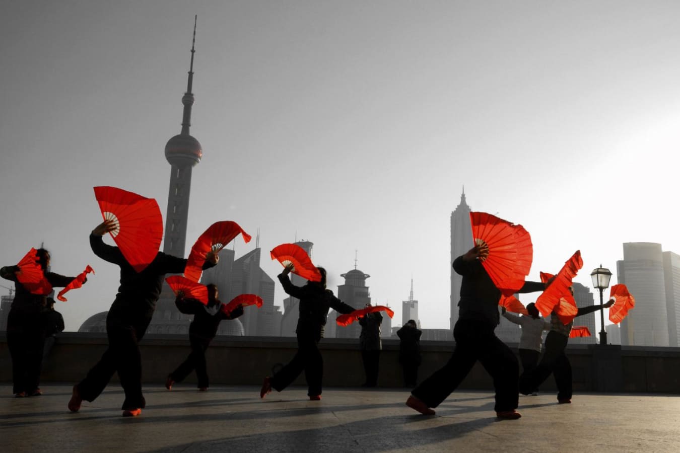 Dancers in Shanghai - Scenic China
