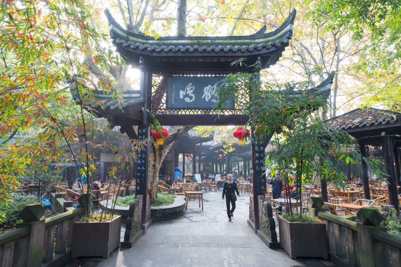 Temple in the Heart of Chengdu -