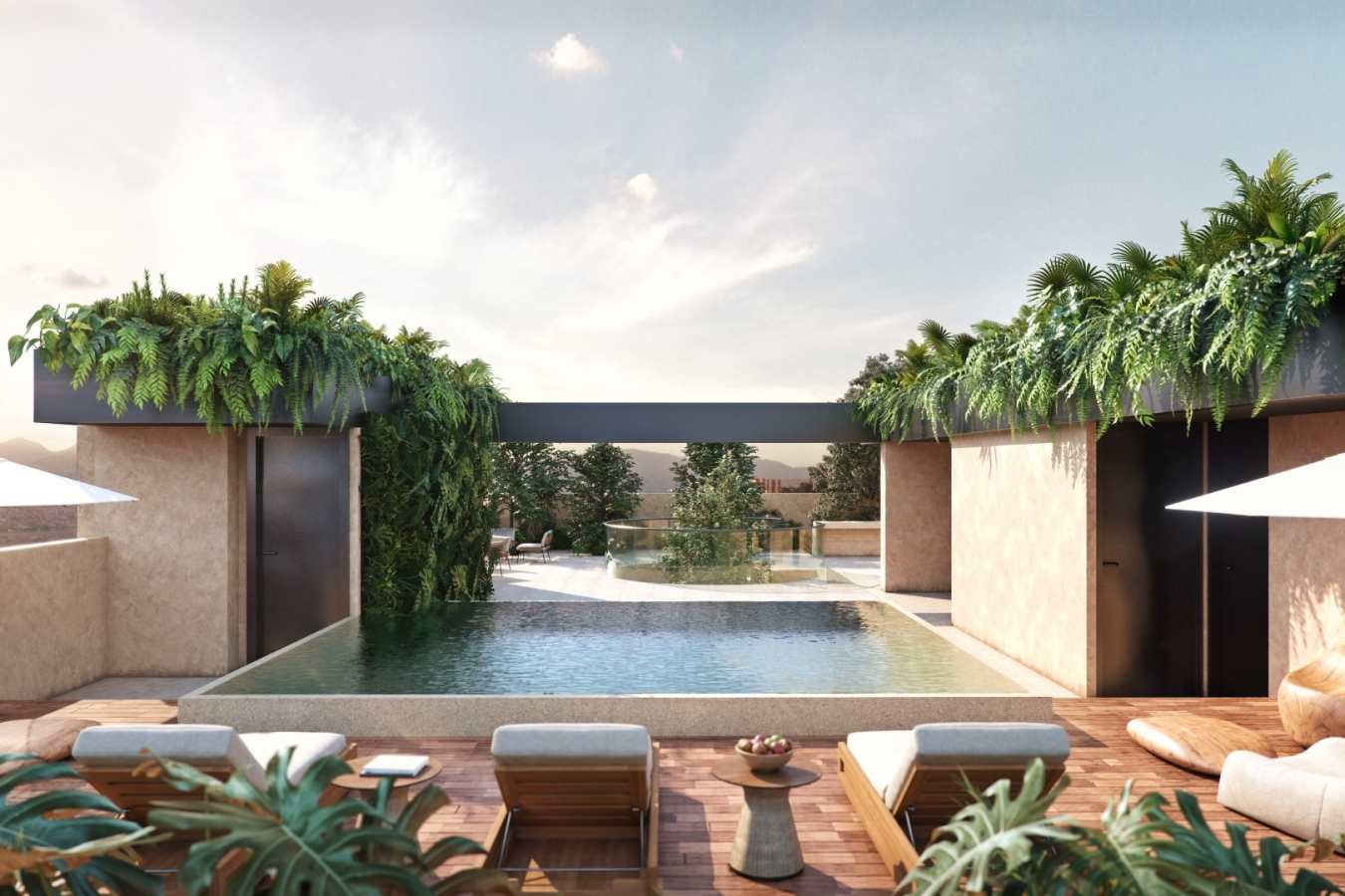 Rooftop pool - Elcielo Hotel