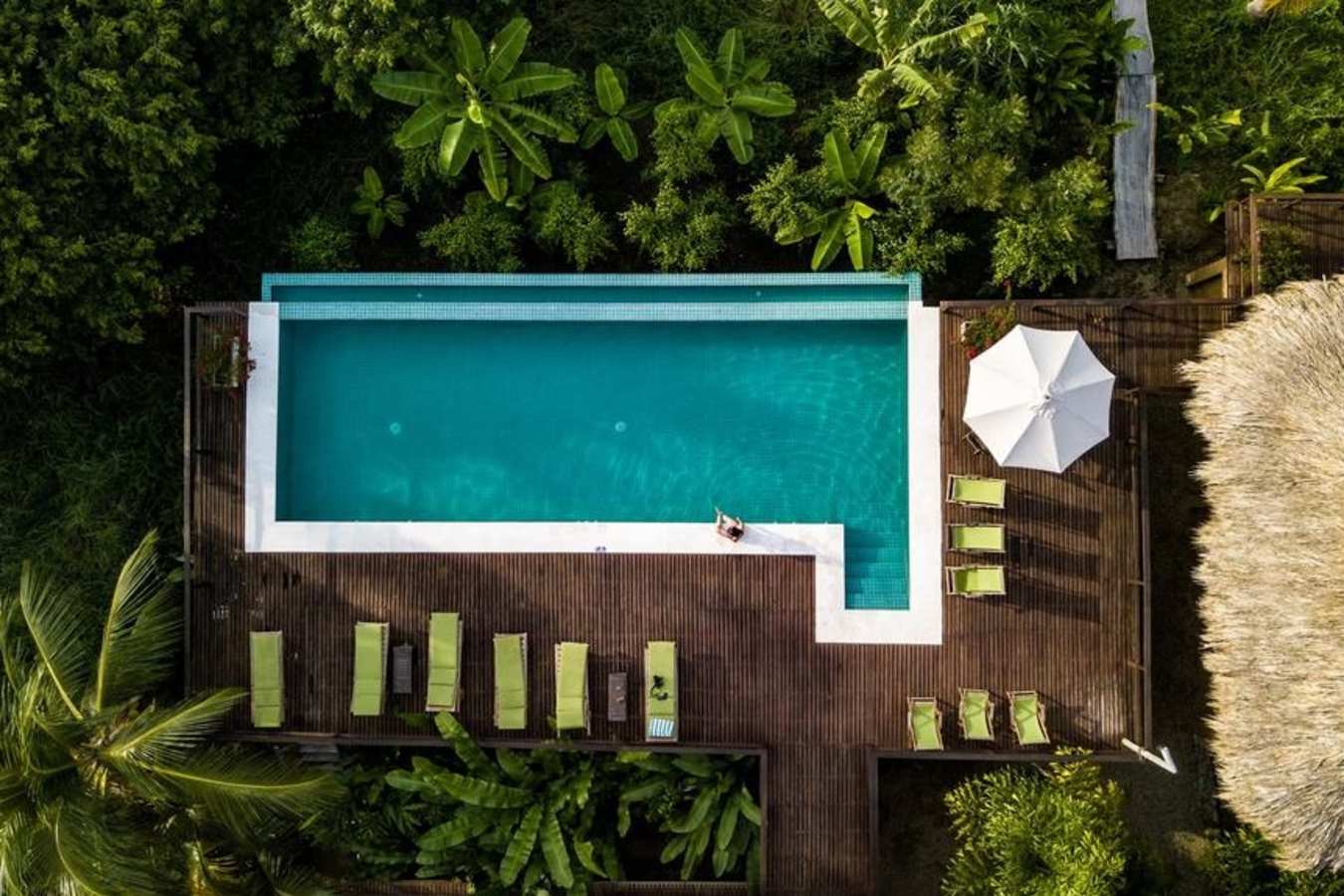 Aerial views of the Pool - Tayrona Private Villa