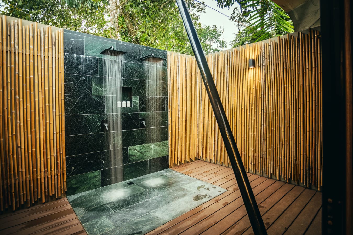outdoor shower