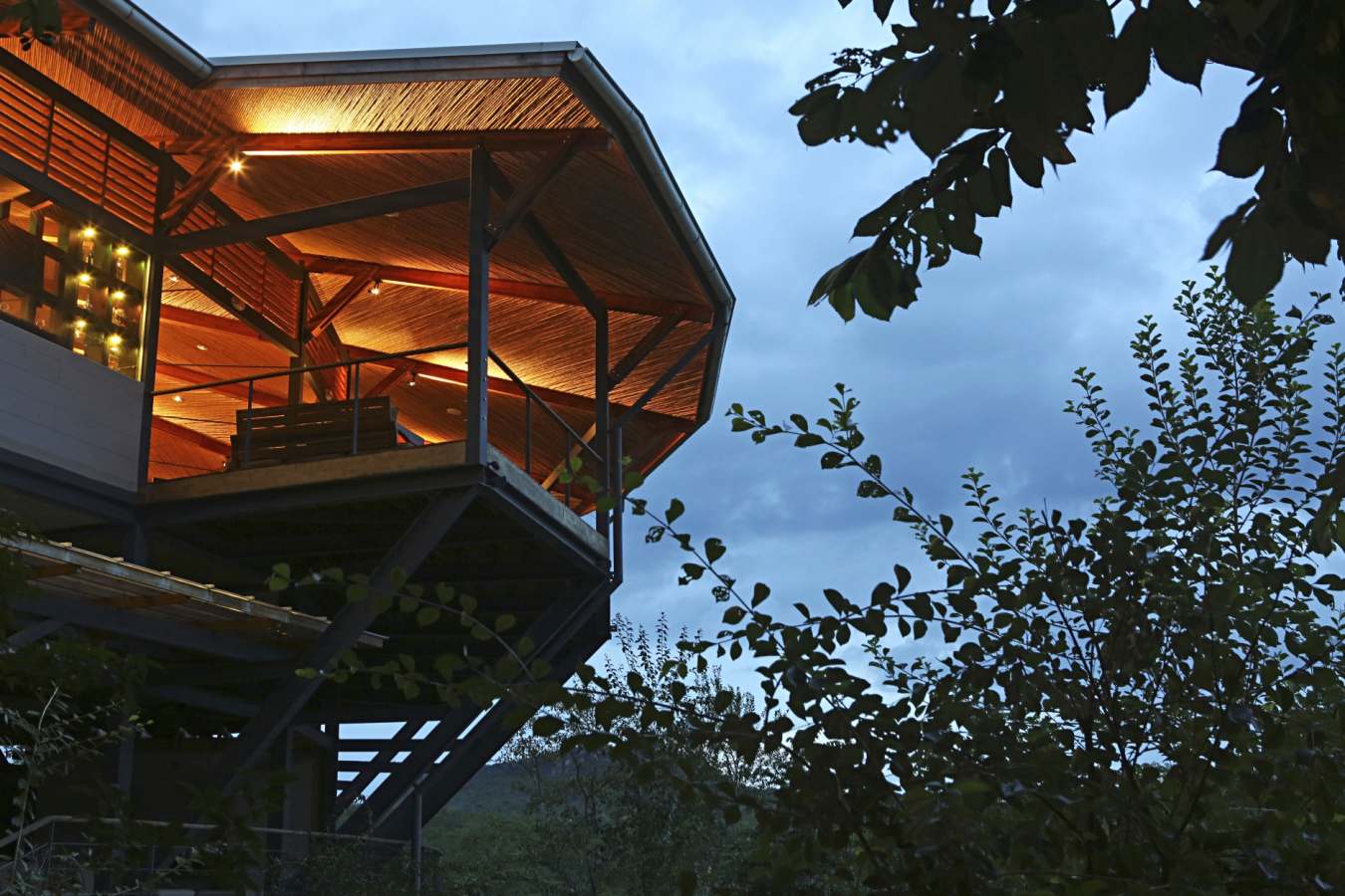 Rio Perdido Hotel - Terrace 