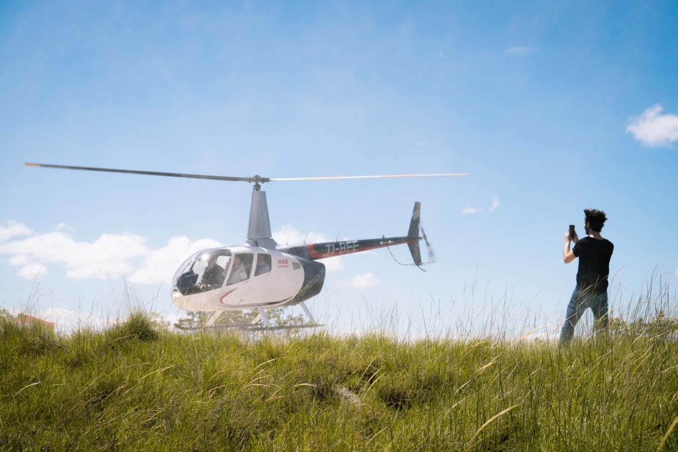 Rio Perdido Hotel - Helicopter 