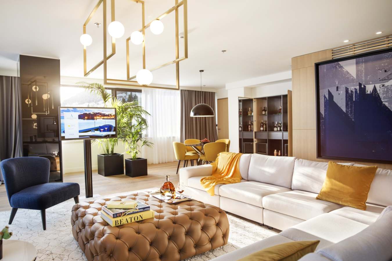 Presidential Living Area - Hotel Excelsior