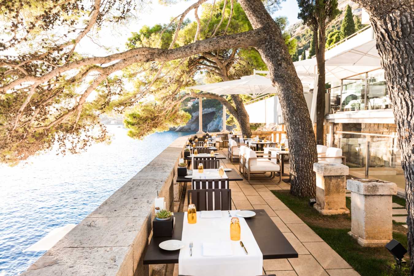 Restaurant terrace