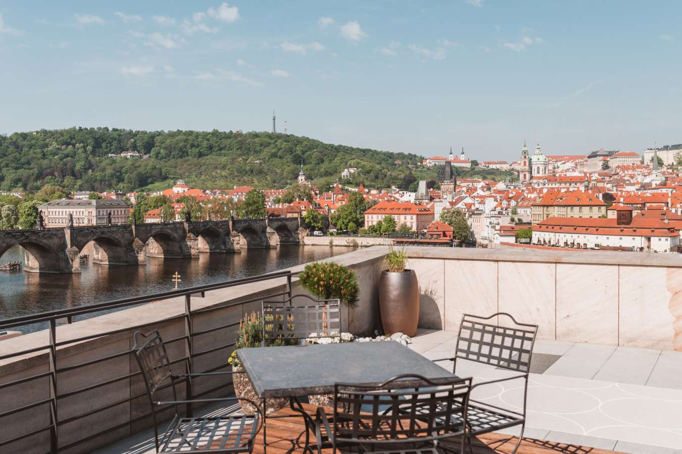 Four Seasons Hotel Prague - roof top 