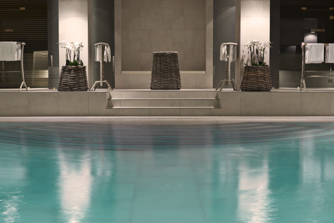 Indoor wellness pool 