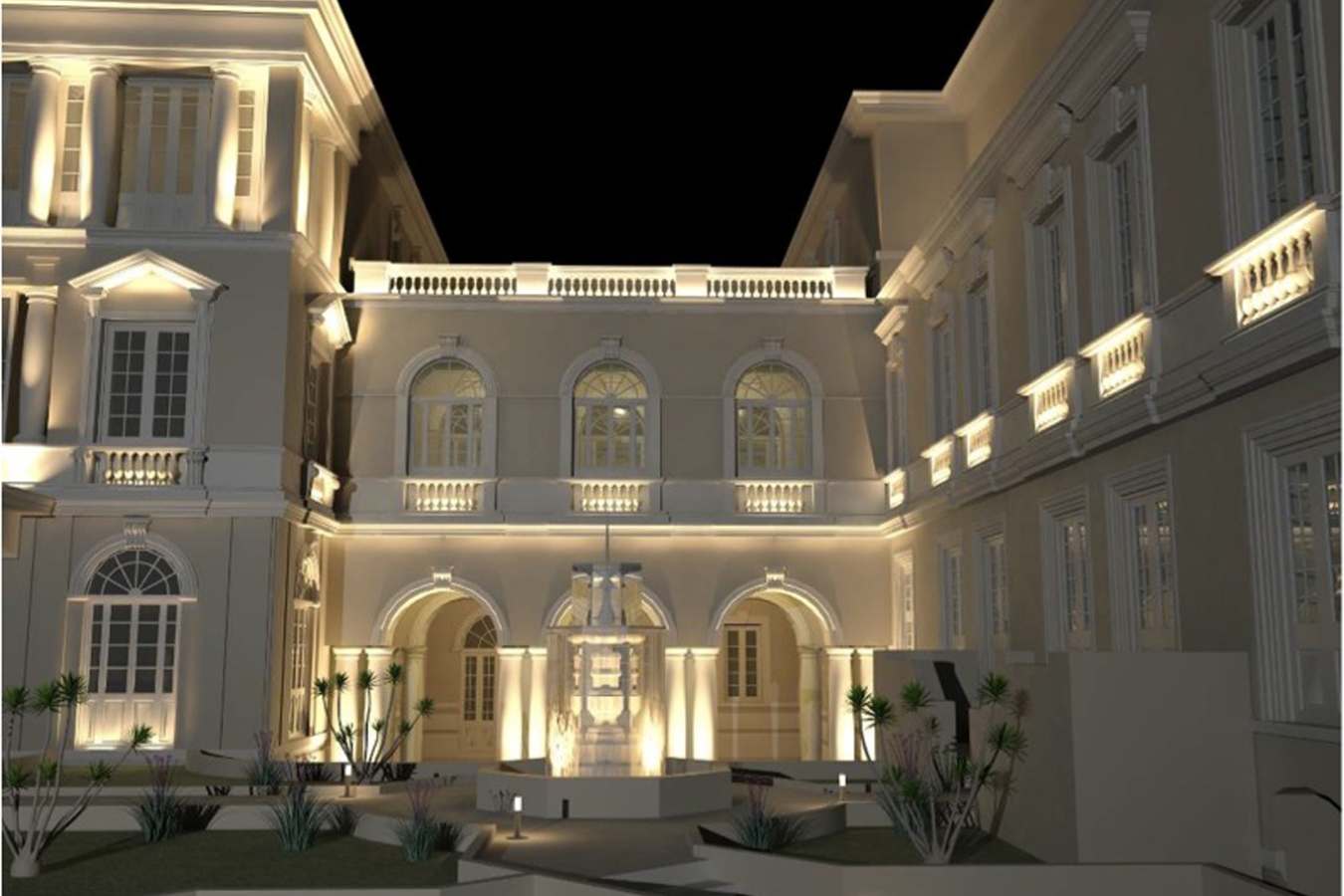 Courtyard - Casa Gangotena