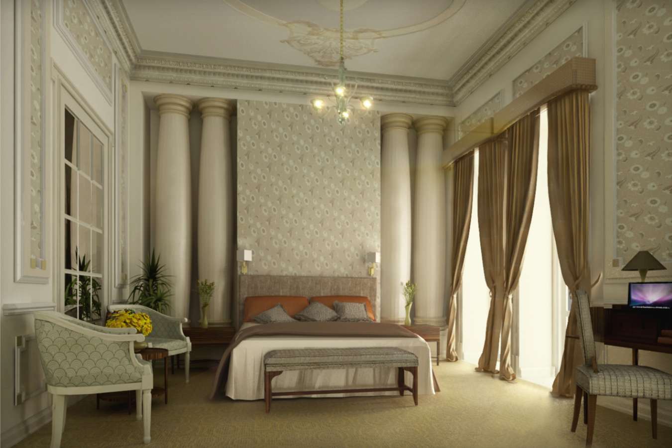 Bedroom - Casa Gangotena