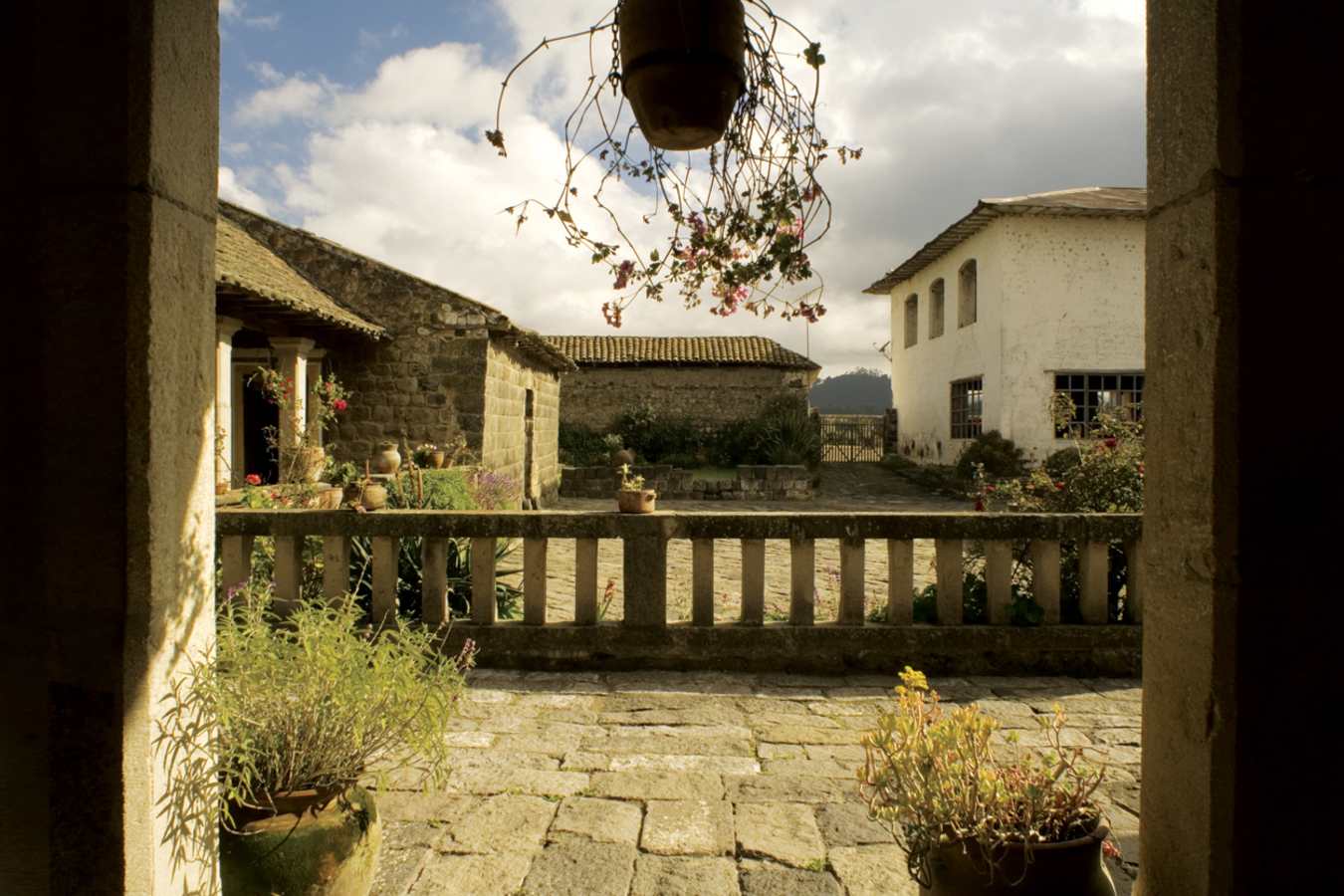 Looking out on the estate - Hacienda San Agustin de Callo