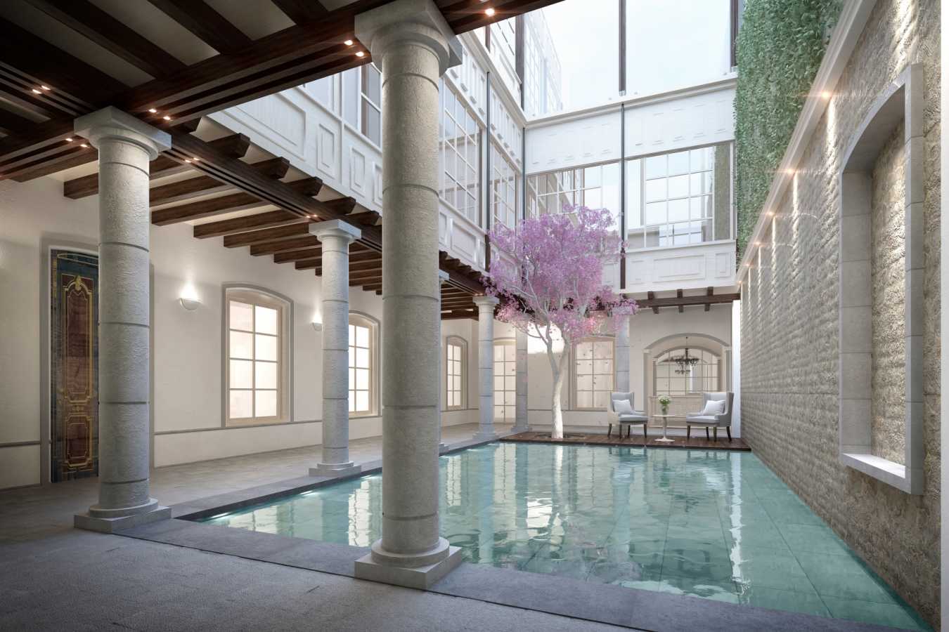 Internal Patio - Illa Experience Hotel