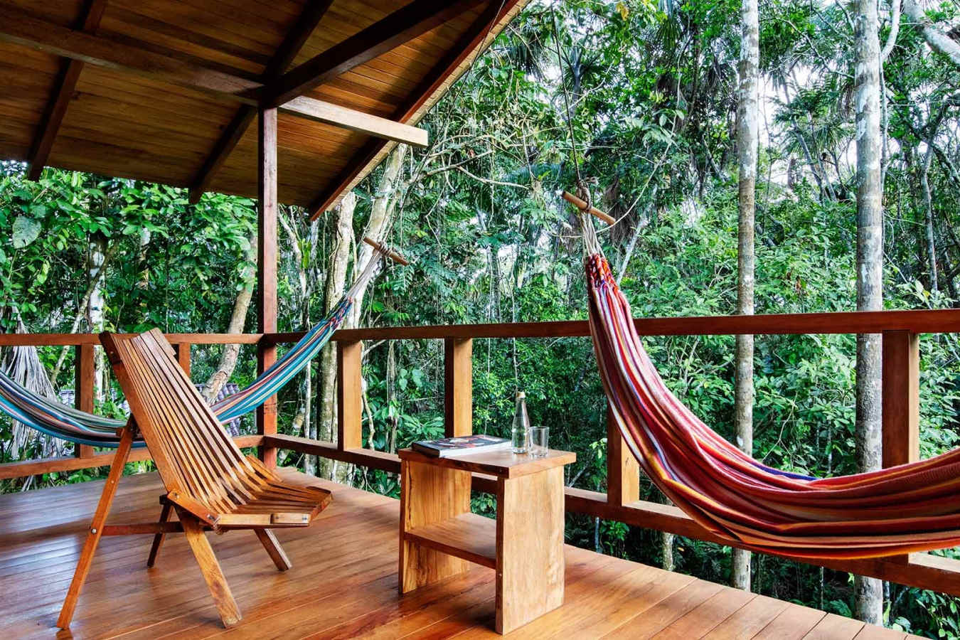 Cabin terrace
